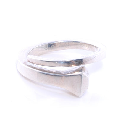 Gucci Sterling Silver Chiodo Nail Ring 6.75 1 of 6