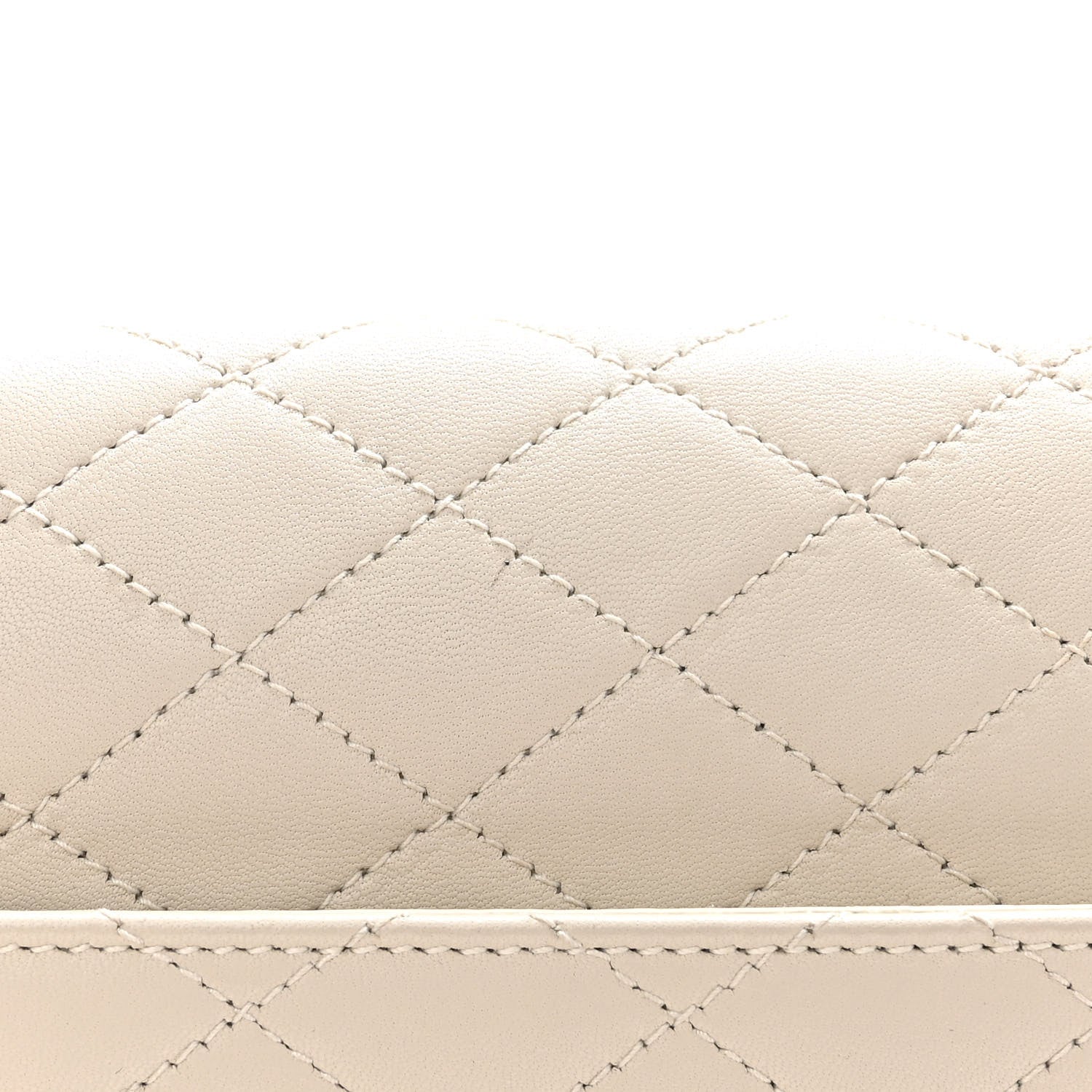 Saint Laurent Lambskin Quilted Mini Gaby Satchel Blanc Vintage 12 of 12