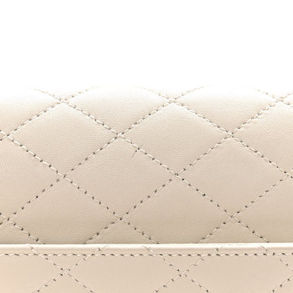 Saint Laurent Lambskin Quilted Mini Gaby Satchel Blanc Vintage 12 of 12