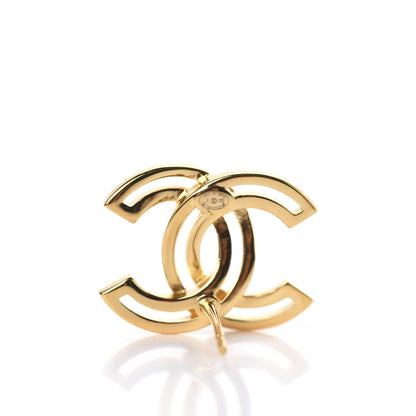Chanel Metal Obazine CC Earrings Gold 4 of 5