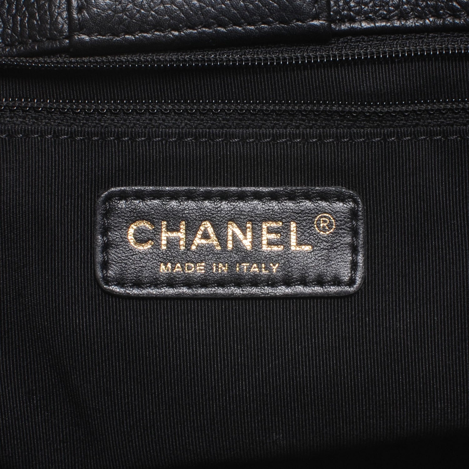 Chanel Calfskin Cerf Executive Shopper Tote Black 6 of 7