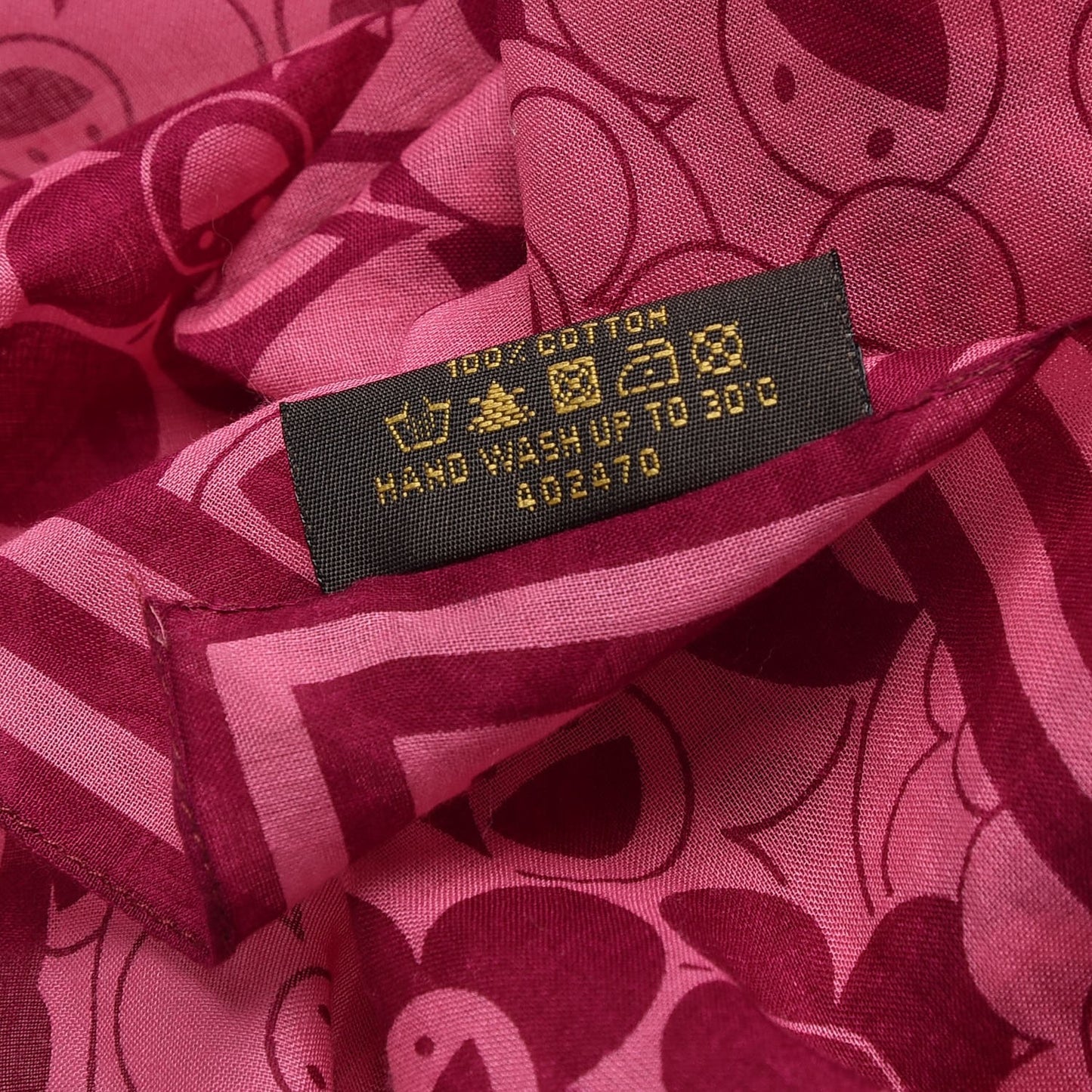 Cotton Takashi Murakami Cosmic Blossom Square Scarf Pink