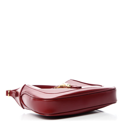 Gucci Boarded Dyana Lux Calfskin Mini Jackie 1961 Hobo New Cherry Red 4 of 10