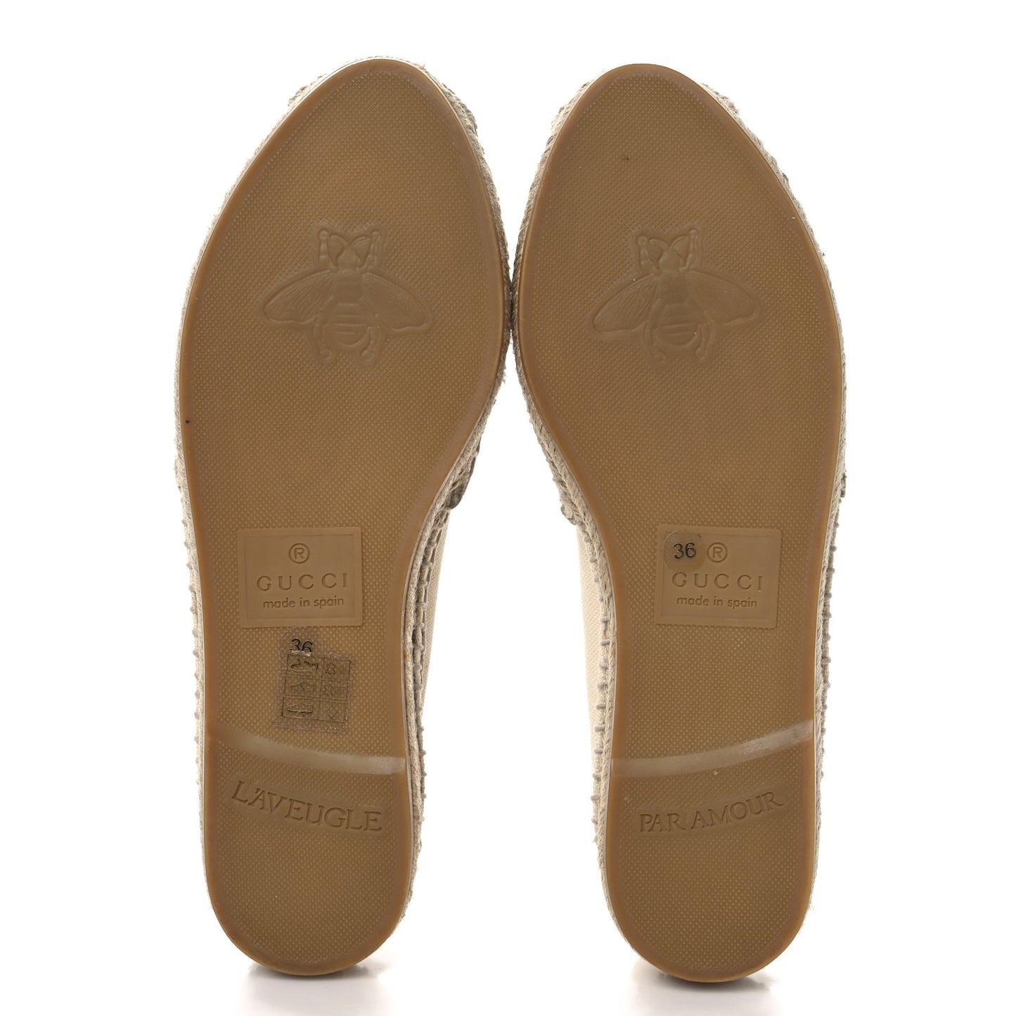 Canvas Logo Espadrilles 36 Greggio White