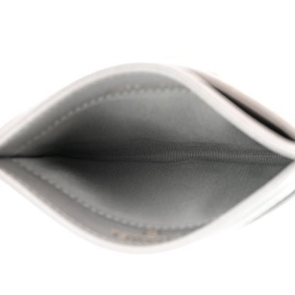 Chanel Metallic Goatskin Quilted 19 Card Holder Silver 5 of 8