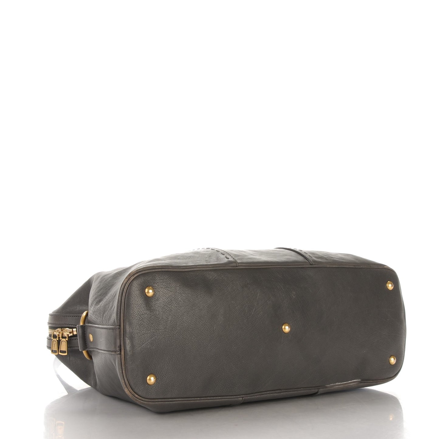 Calfskin Oversized Muse Dark Grey