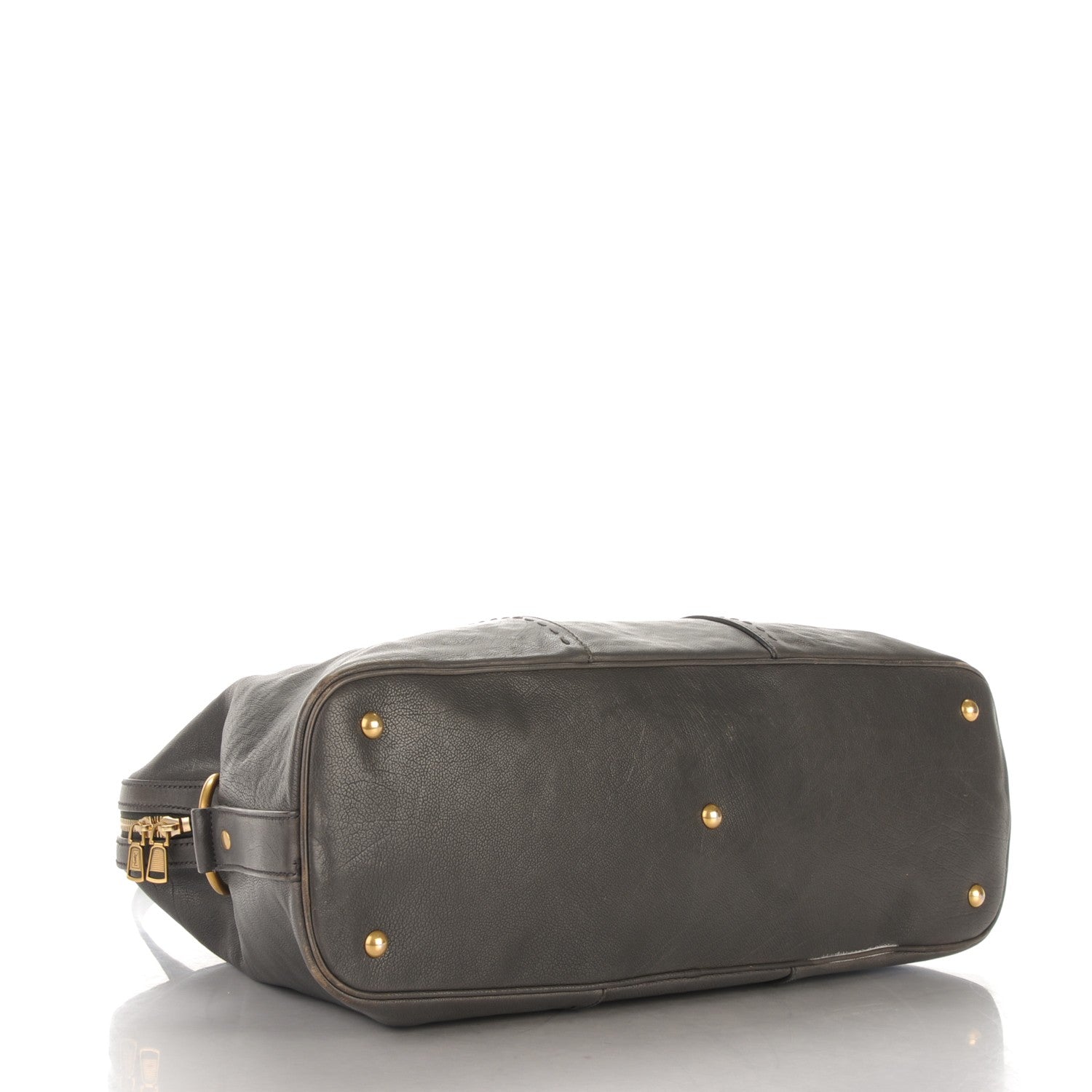 Saint Laurent Calfskin Oversized Muse Dark Grey 4 of 10