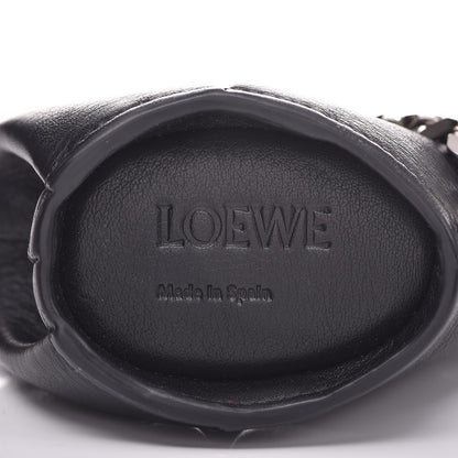 Loewe Calfskin Mini Punk Elephant Coin Purse Bag Charm Black 6 of 9