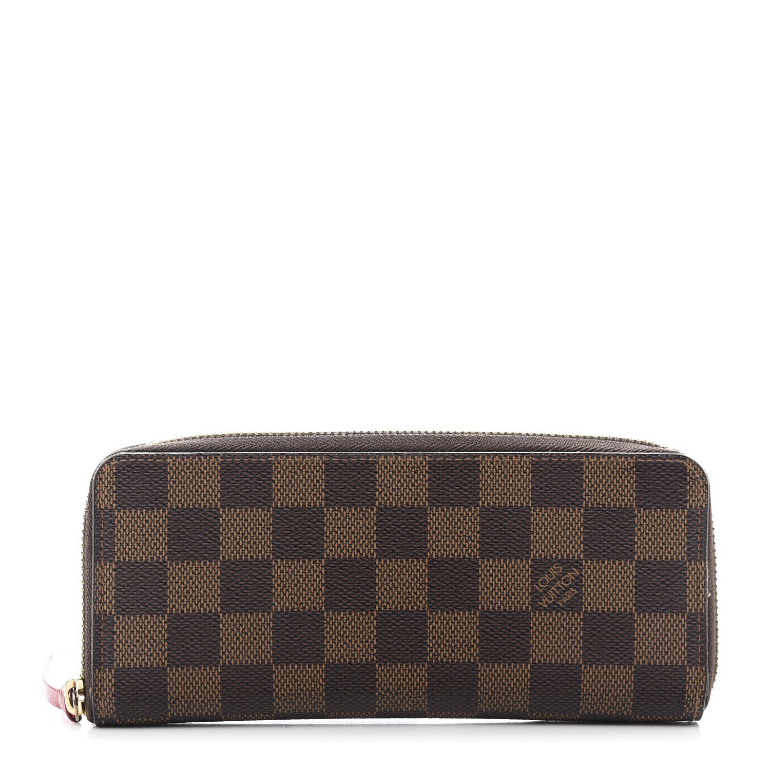 Louis Vuitton Damier Ebene Clemence Wallet Cherry 1 of 9