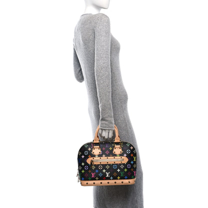 Louis Vuitton Monogram Multicolor Alma Black 3 of 10