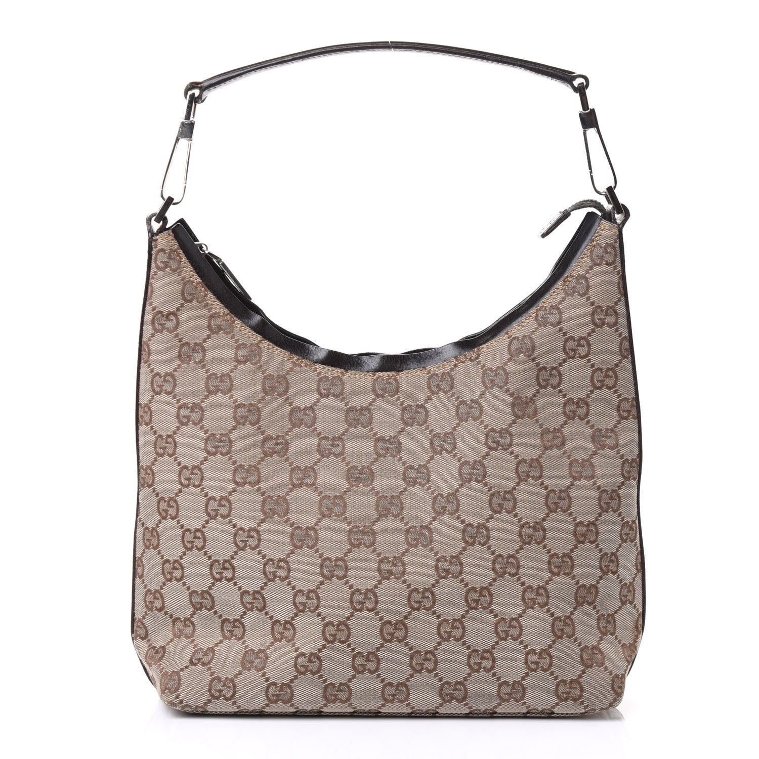 Gucci Monogram Small Hobo Dark Brown 1 of 4