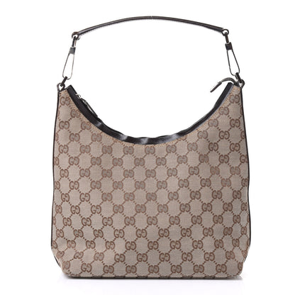 Gucci Monogram Small Hobo Dark Brown 1 of 4