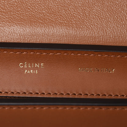 Celine Natural Calfskin Suede Medium Trapeze Tan 7 of 8