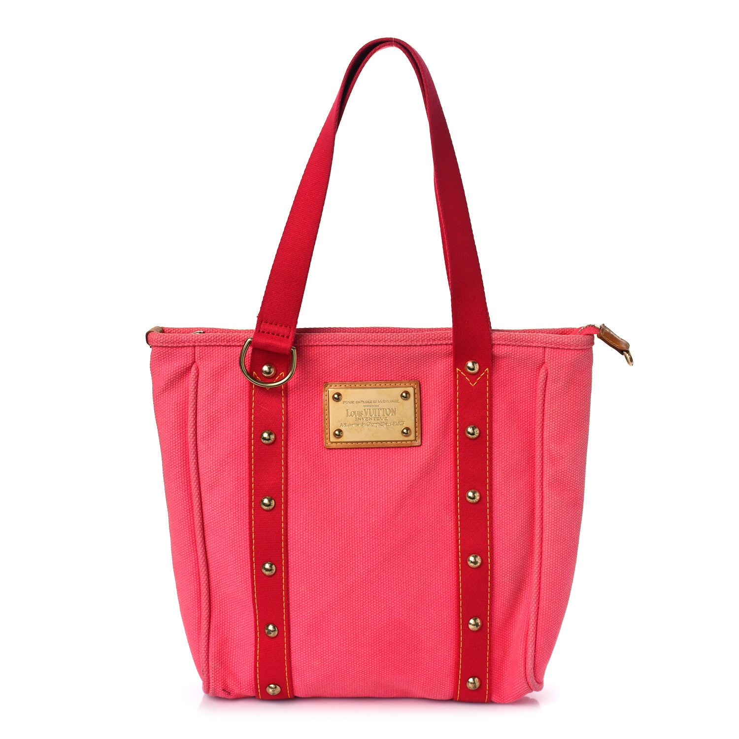 Louis Vuitton Toile Antigua Cabas MM Pink 1 of 8