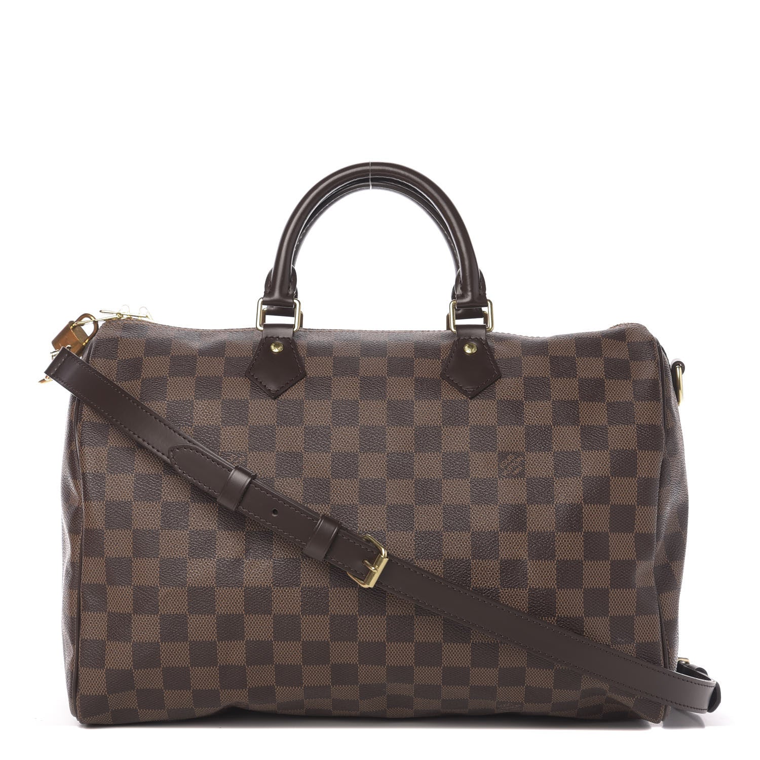 Louis Vuitton Damier Ebene Speedy Bandouliere 35 1 of 12