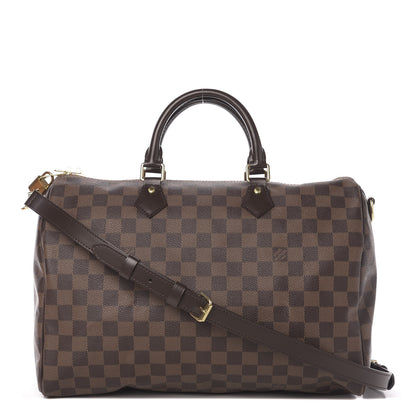 Louis Vuitton Damier Ebene Speedy Bandouliere 35 1 of 12