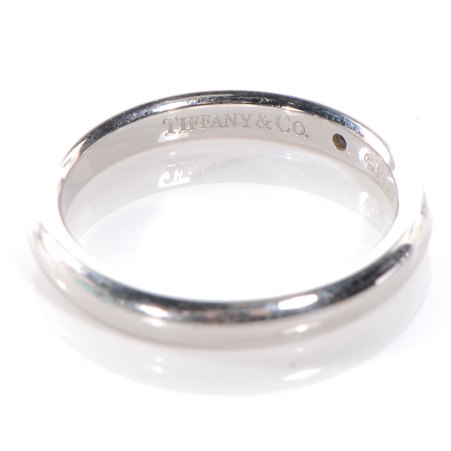 Platinum Diamond Elsa Peretti Band Ring 5.5