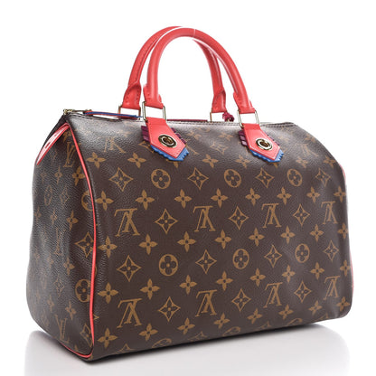 Louis Vuitton Monogram Totem Speedy 30 Flamingo 3 of 6