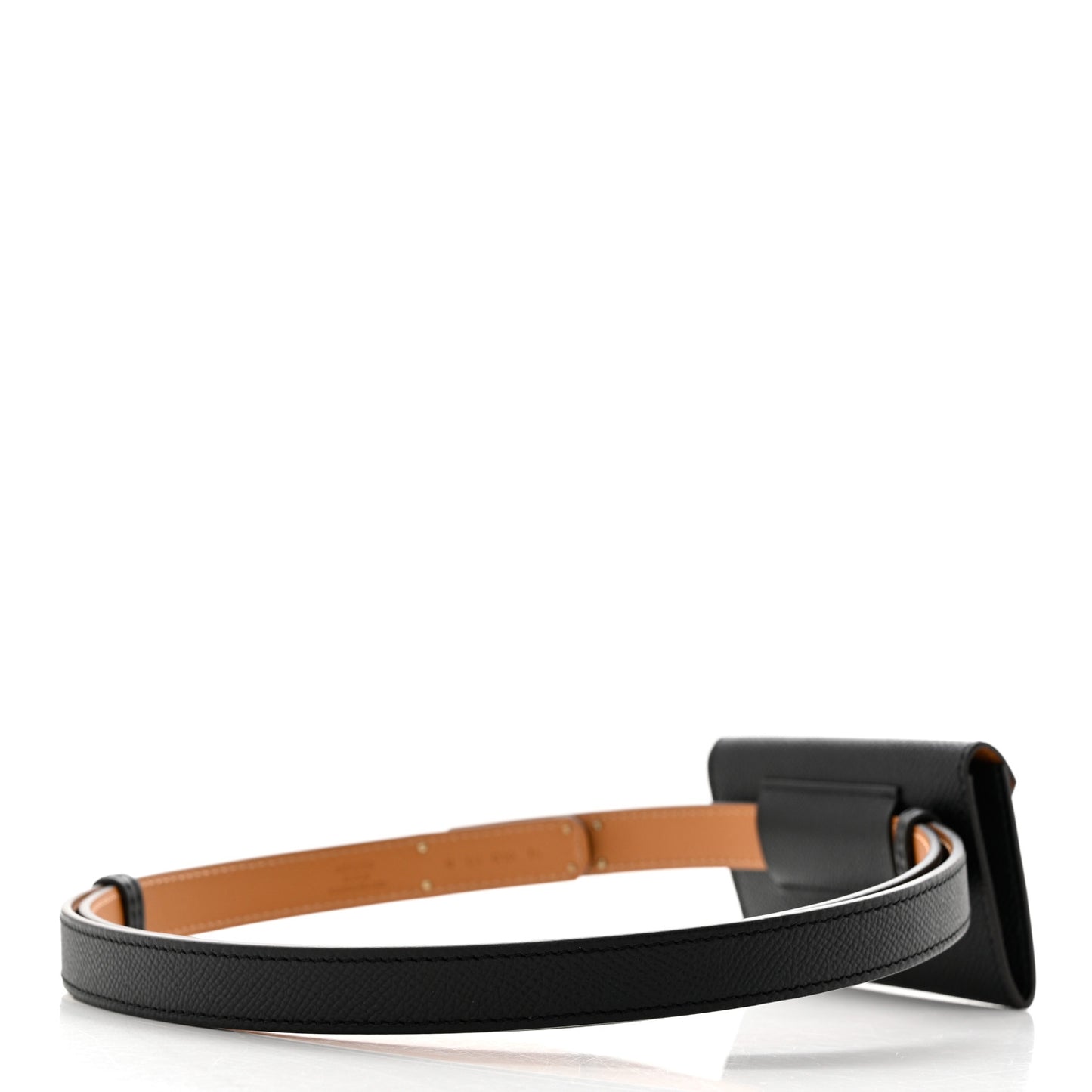 Epsom Kelly Pocket Belt Black