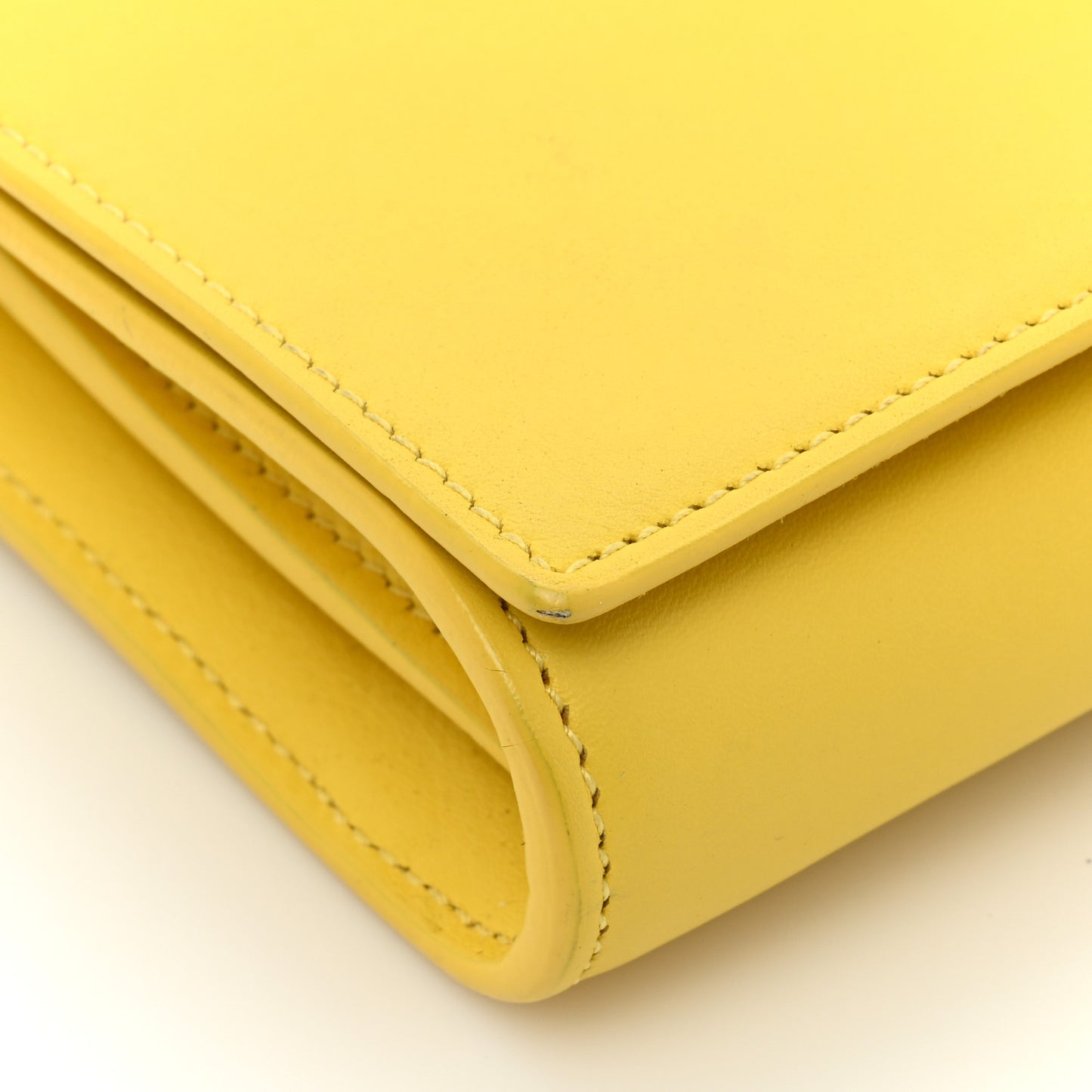 Calfskin Mini Y Ligne Crossbody Pochette Bag Yellow