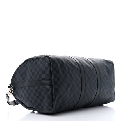Louis Vuitton Damier Cobalt Keepall Bandouliere 55 3 of 11