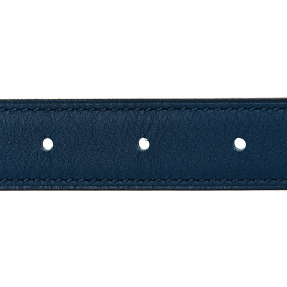Hermes Epsom Swift 32mm Belt Strap 90 36 Malachite Bleu Saphir 3 of 5