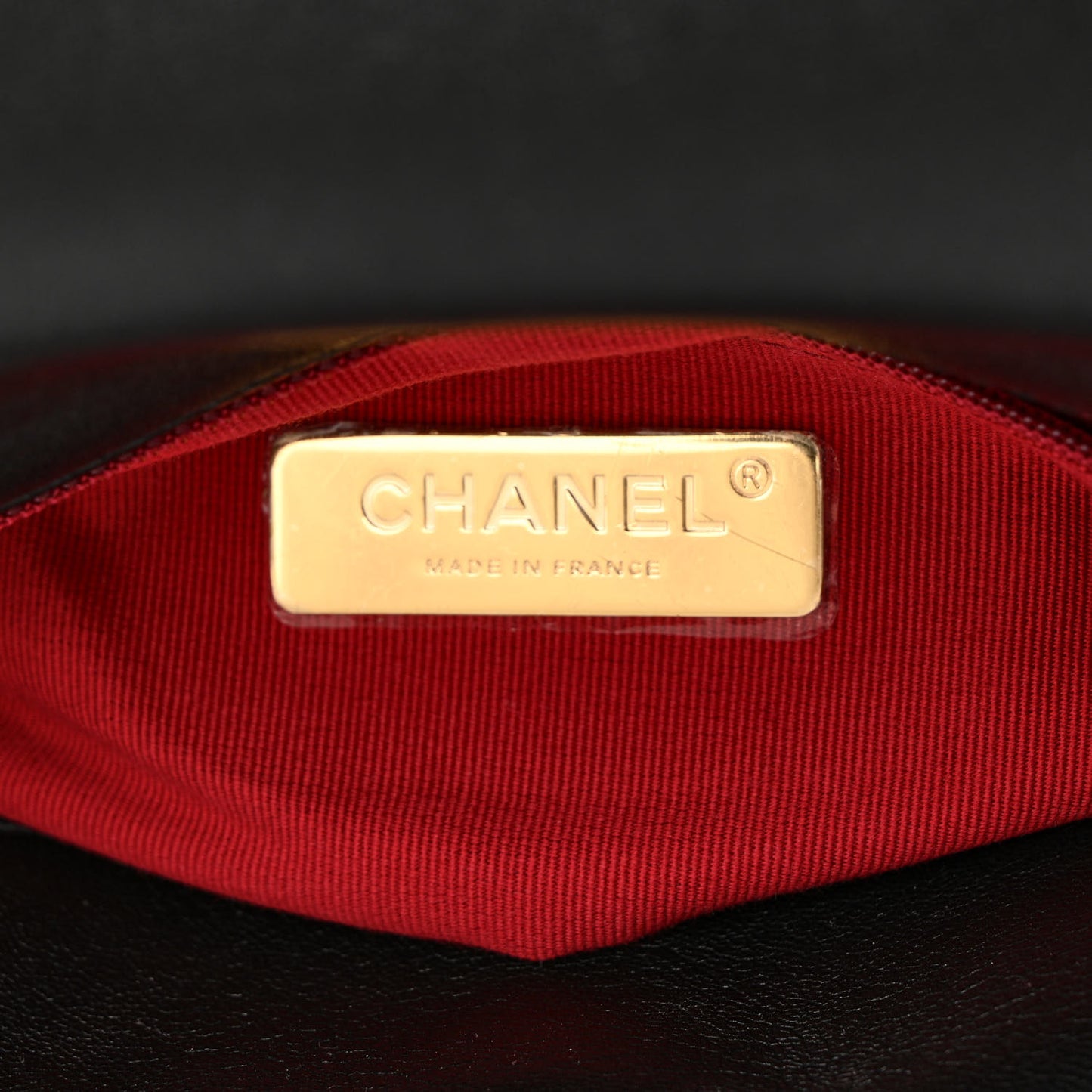 Goatskin Quilted Large Chanel 19 Flap Black