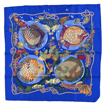 Hermes Silk Grands Fonds Scarf 90 1 of 3