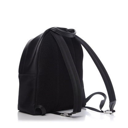 Fendi Nylon Vitello Liberty Vitello Dolce Monster Eyes Rounded Backpack Black Sunflower 2 of 10