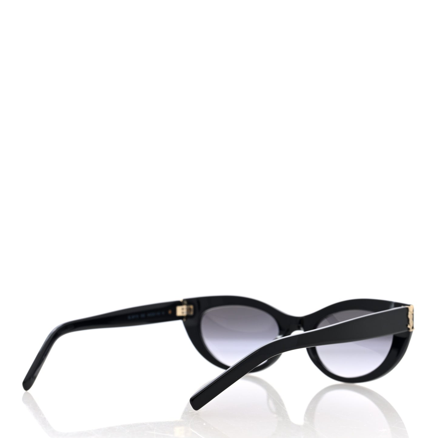 Acetate Cat Eye Sunglasses SL M115 Black