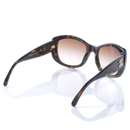 Chanel Tortoise Shell CC Sunglasses 5239 3 of 6