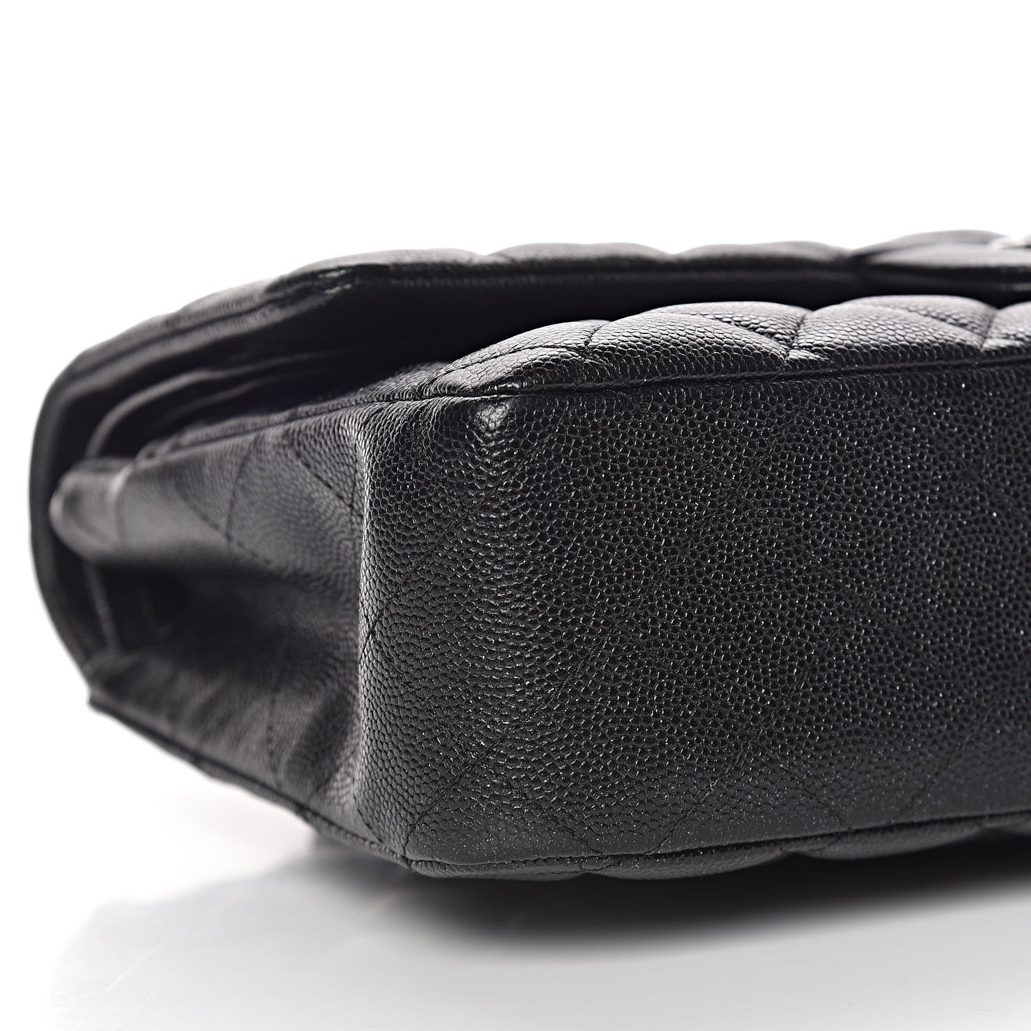 Chanel Iridescent Caviar Quilted Medium Double Flap Black 8 of 11