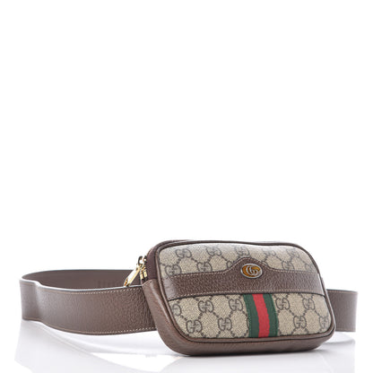 Gucci GG Supreme Monogram Ophidia Belted iPhone Case 95 38 Dark Brown 4 of 11