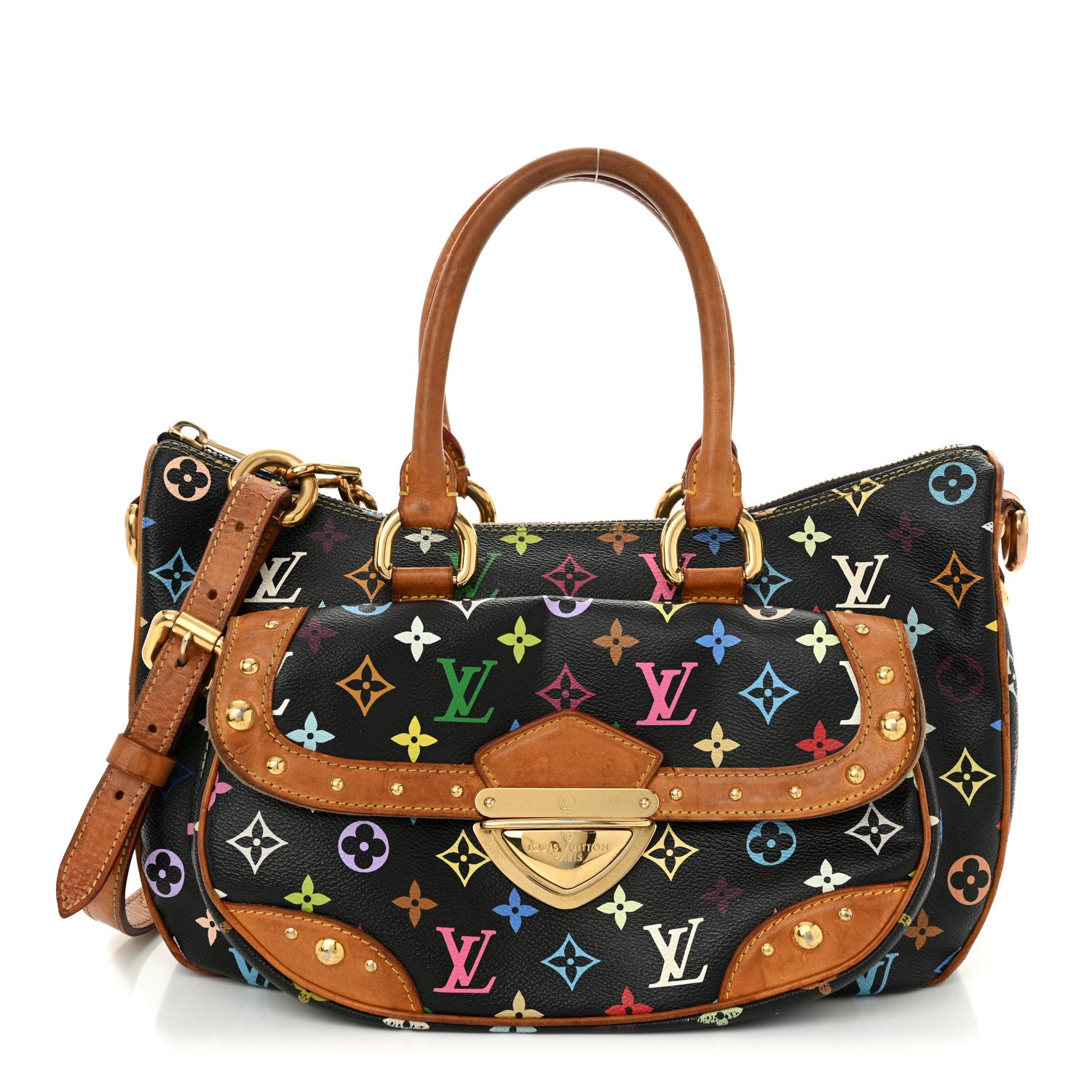 Louis Vuitton Monogram Multicolor Rita Black 1 of 17
