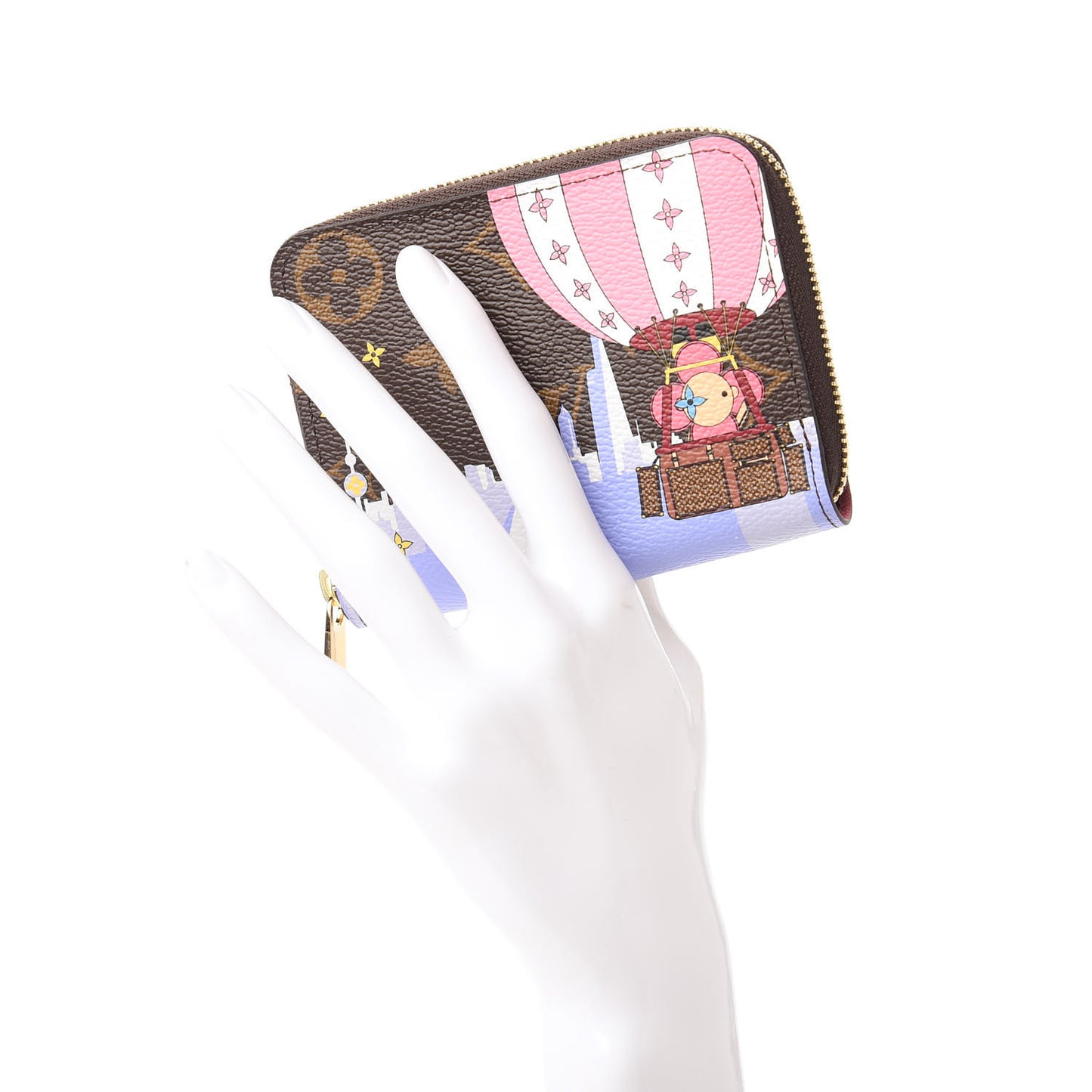 Monogram 2019 Christmas Animation Zippy Coin Purse
