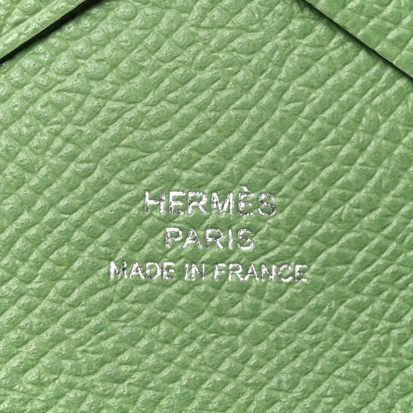 Epsom Calvi Duo Card Case Vert Criquet