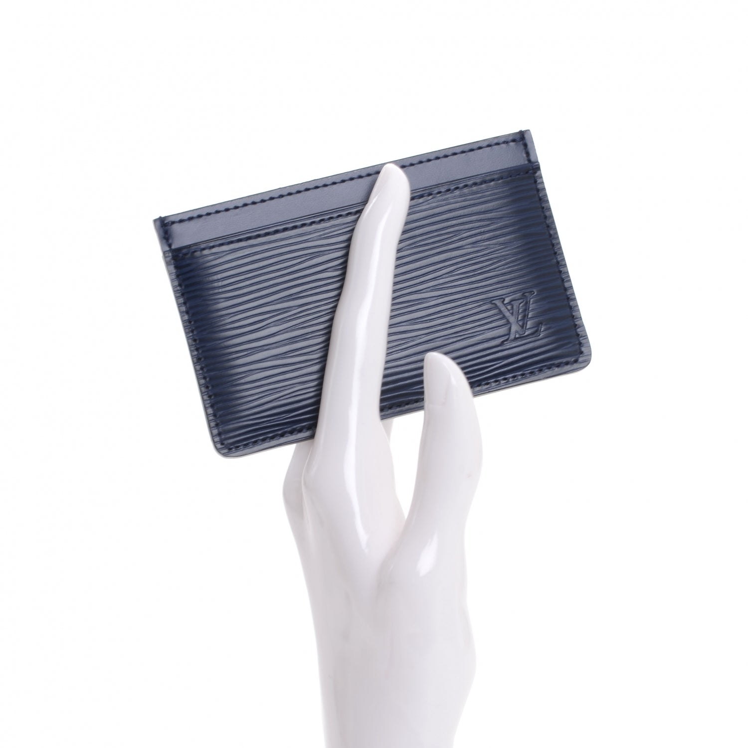 Louis Vuitton Epi Card Holder Indigo 2 of 6
