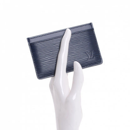 Louis Vuitton Epi Card Holder Indigo 2 of 6