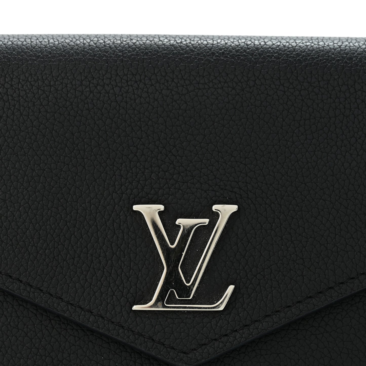 Soft Calfskin My Lockme Wallet Black