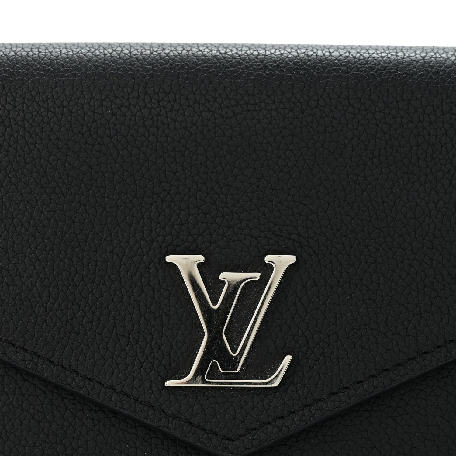 Louis Vuitton Soft Calfskin My Lockme Wallet Black 9 of 9