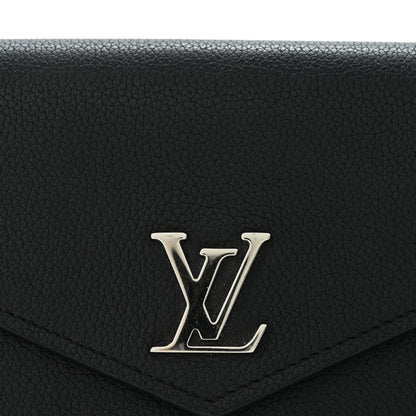 Louis Vuitton Soft Calfskin My Lockme Wallet Black 9 of 9