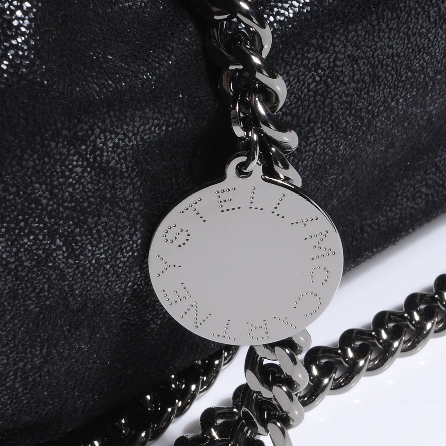 Faux Leather Falabella Black