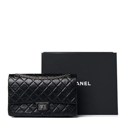 Chanel Aged Calfskin Quilted 2.55 Reissue 226 Flap Black 18 of 18