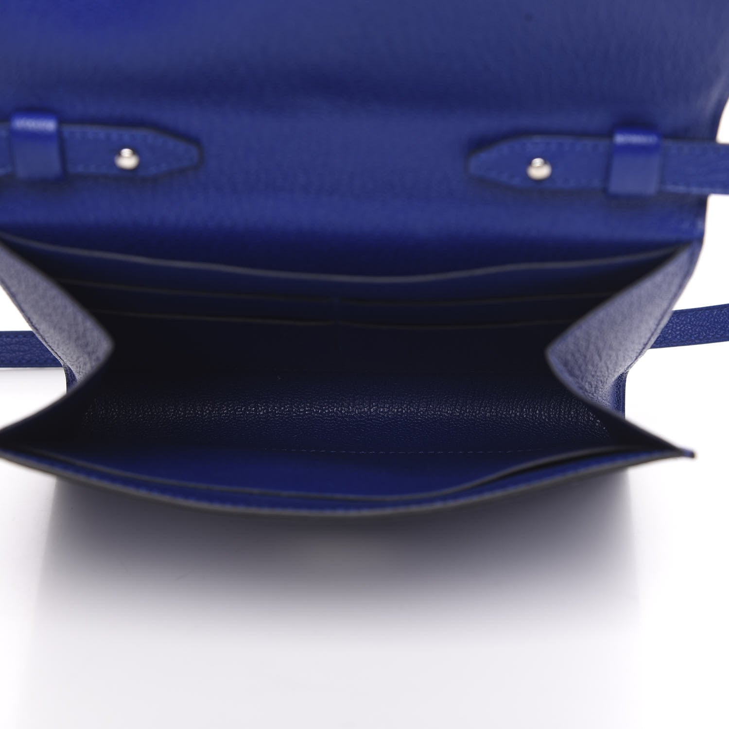 Hermes Chevre Mysore Clic 16 Wallet Bleu Electrique 5 of 9