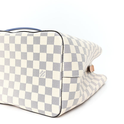 Louis Vuitton Damier Azur Braided Neonoe MM Blue 10 of 11