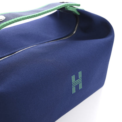 Hermes Canvas Large Bride-A-Brac Pouch Marine 7 of 10