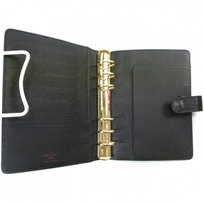 Louis Vuitton Epi Small Ring Agenda Cover Black 5 of 7
