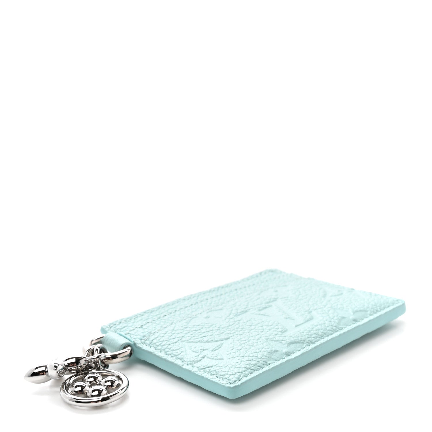 Louis Vuitton Empreinte Monogram LV Charms Card Holder Pearly Lagoon Turquoise 4 of 8
