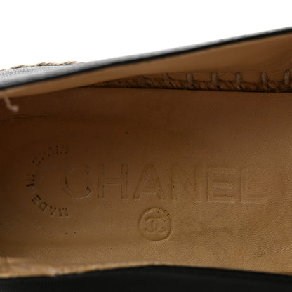 Chanel Lambskin CC Espadrilles 39 Black 39 Black 8 of 11