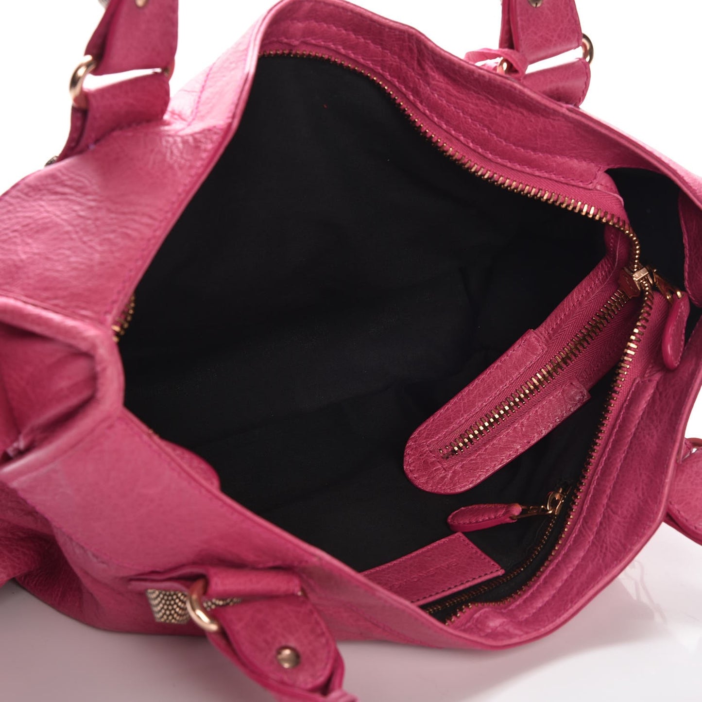 Agneau Giant 21 Rose Gold Hardware City Cyclamen Fucsia